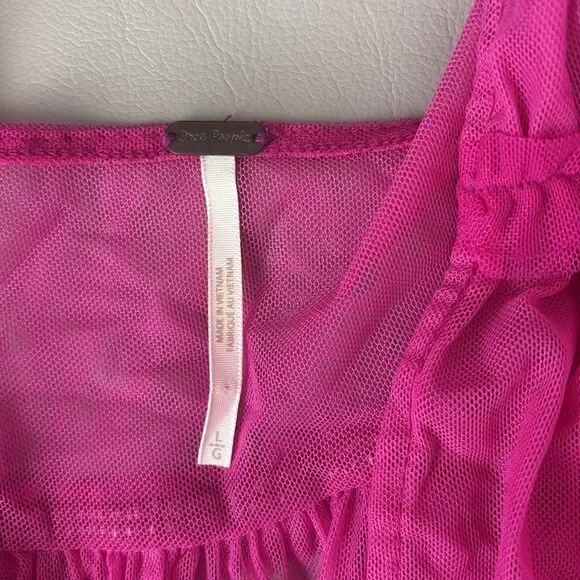 Free People Making Me Smile Crop top L - Picture 3 of 4